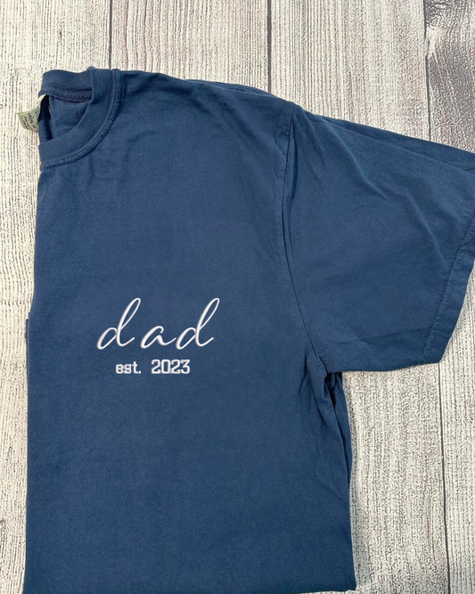 Customizable father's day t-shirt; custom tshirt