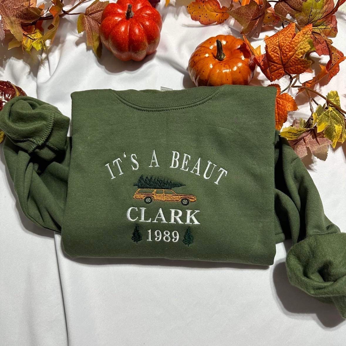 It’s a Beaut Clark embroidered crewneck; Griswold embroidered sweatshirt; Funny Christmas vacation hoodie. holiday gift for him/her