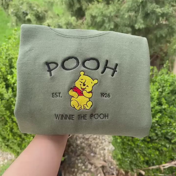 Winnie the Pooh embroidery newest cardigan LARGE