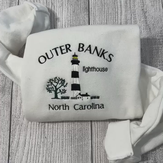 OUTER BANKS EMBROIDERED SWEATSHIRT