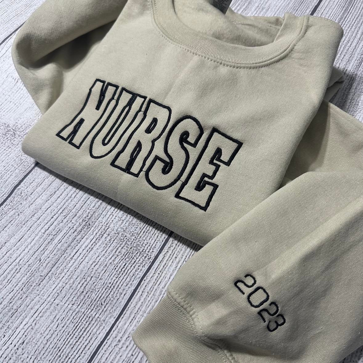 Vintage Nurse embroidered sweatshirt, New Nurse custom sweatshirts, Healthcare  crewnecks, nurses day gifts; gift for her/him - MrEmbroideryGifts